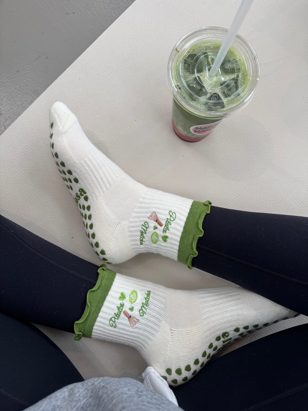 Customer photo review of Pilates & Matcha