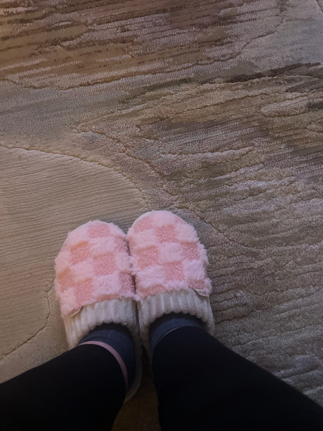 Customer photo review of Nordic Fluffy Slippers