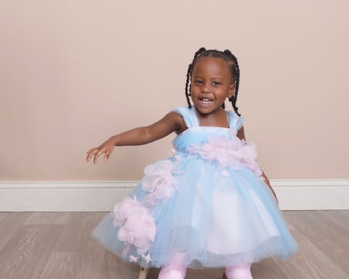 Customer photo review of Elegant Baby Girls Beauty Pageant Dresses Toddler  Christening Dresses