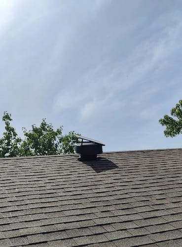 Customer photo review of 12" Dual-Power Solar Roof Fan-55W