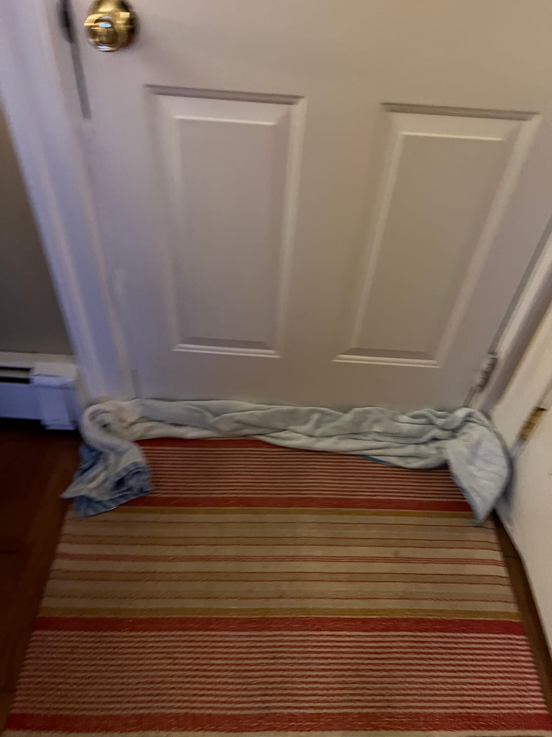Customer photo review of 36" Universal Wrap-Around Door Sweep