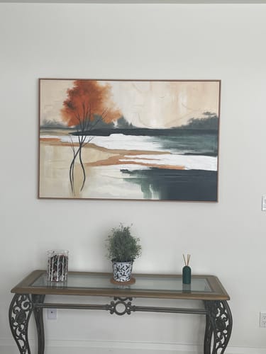 Customer review photo for COLORFUL PAINTING #CA118