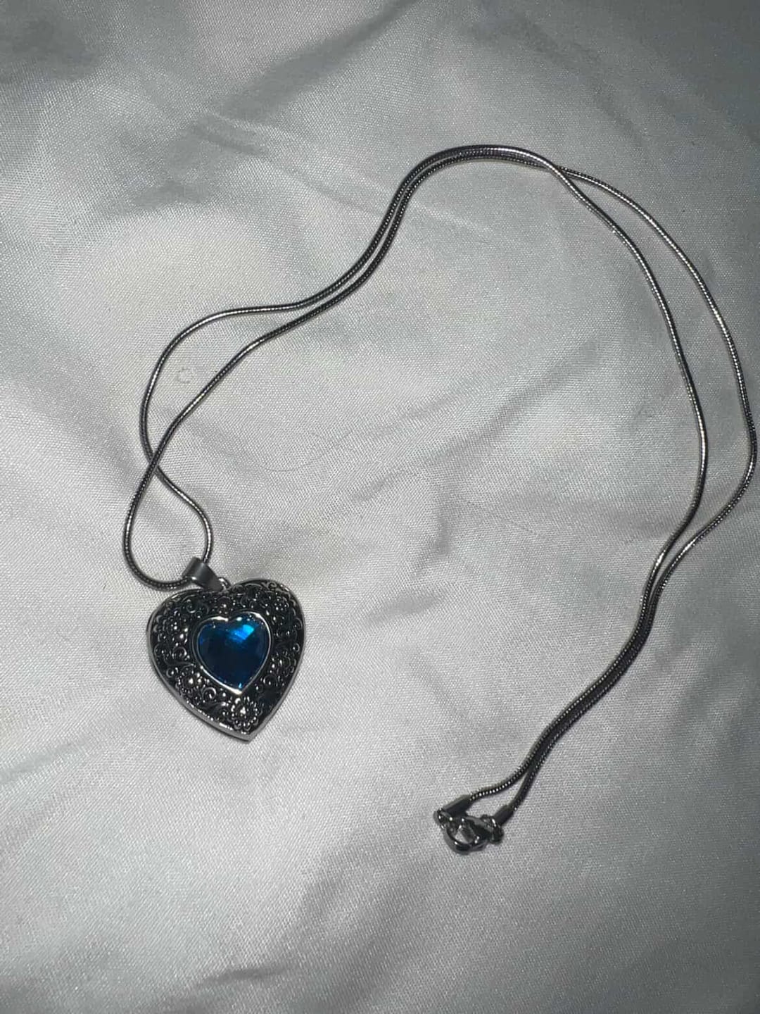 Customer photo review of Sunflower Filaments  Crystal CZ Locket Necklace