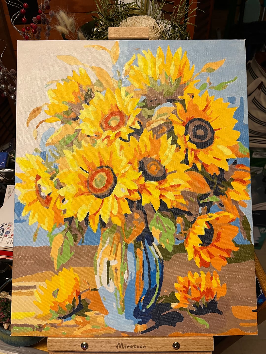 Customer photo review of Vase of Golden Blooms