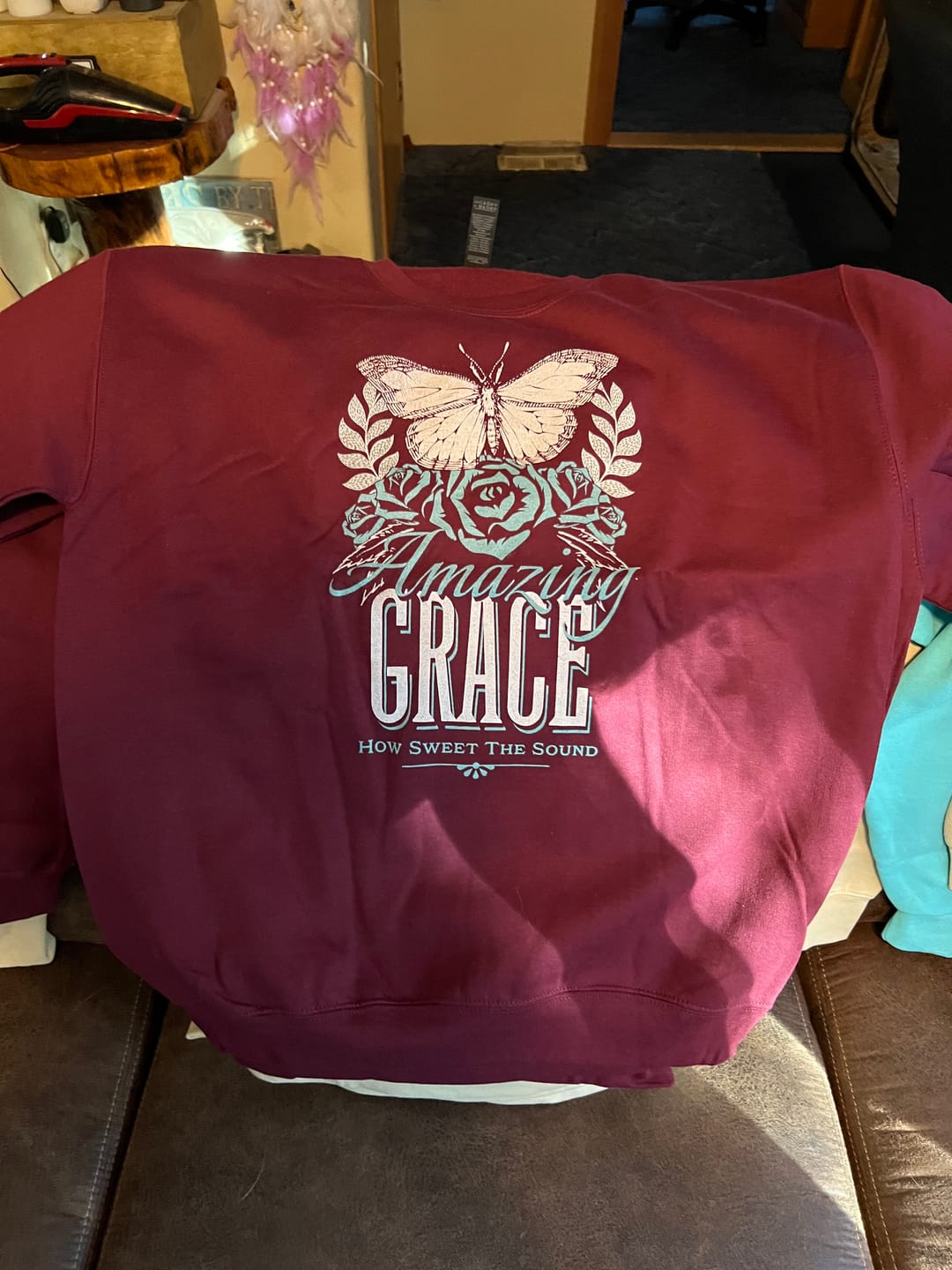 Customer photo review of Amazing Grace Sweatshirt