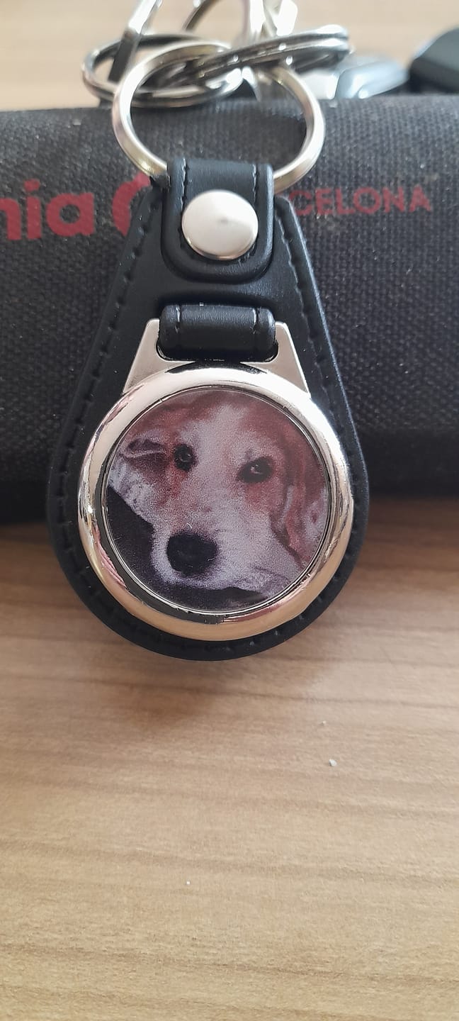 Customer photo review of Schlüsselanhänger mit Hundefoto