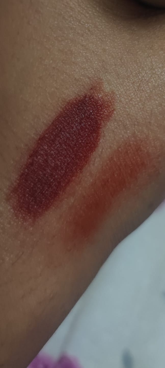 Customer photo review of VELVET FLUSH - Lip+Cheek Blush