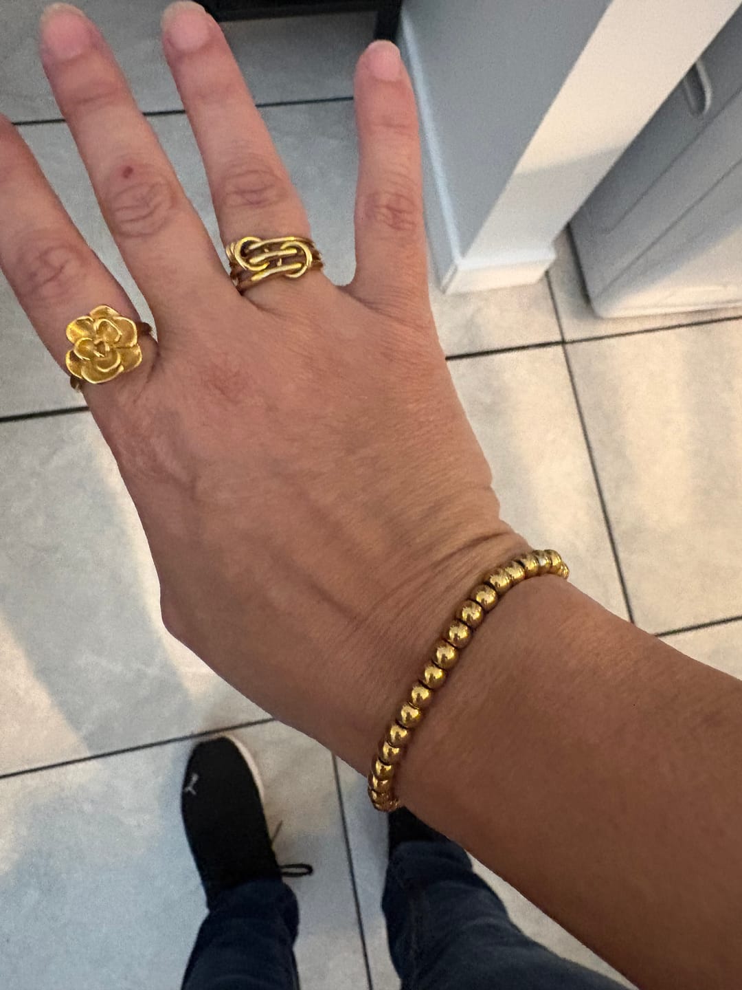 Customer photo review of Pua Kala Floral Ring