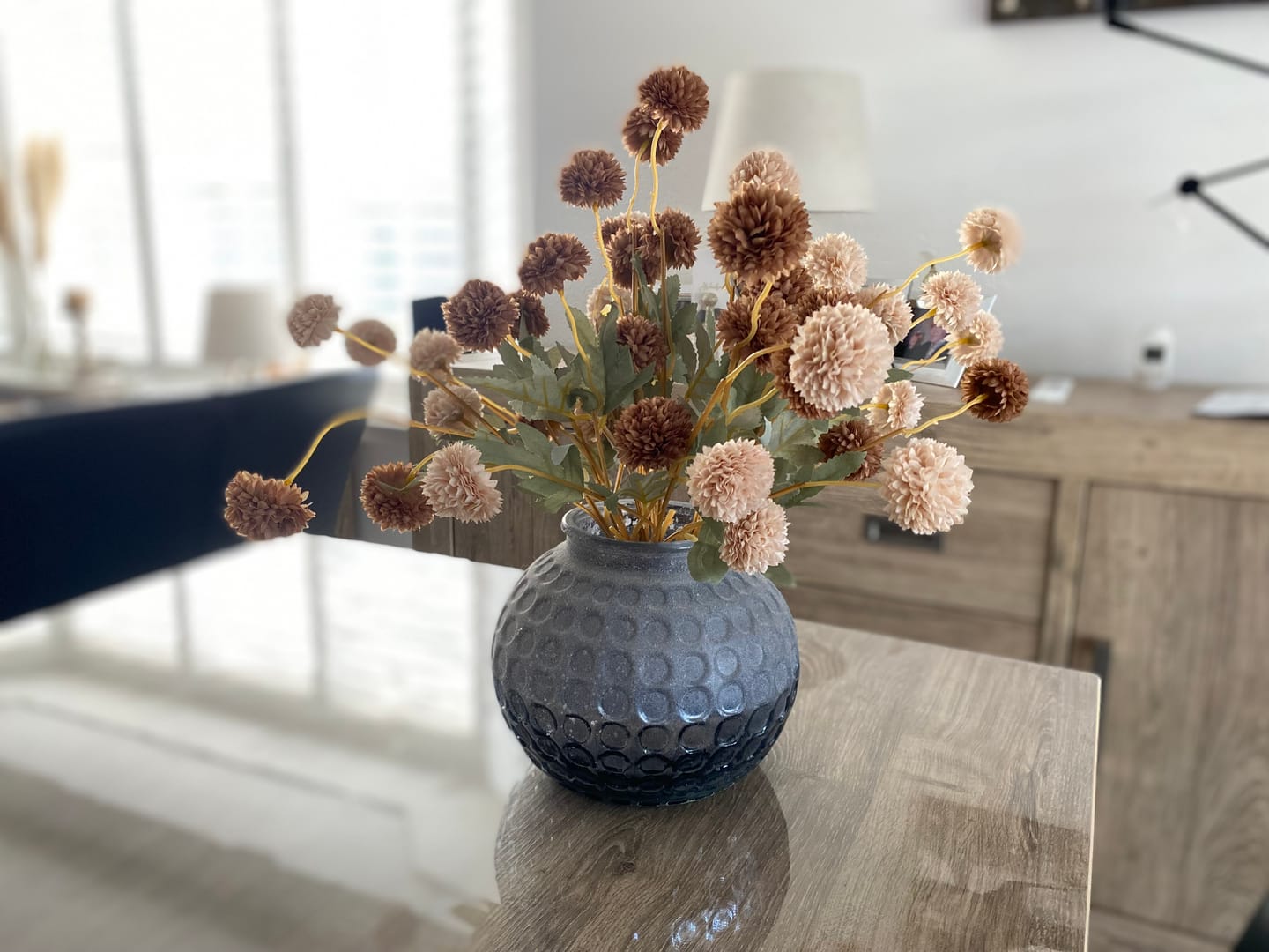 Customer photo review of Zijden Kiku Bloemen - Crème Mix