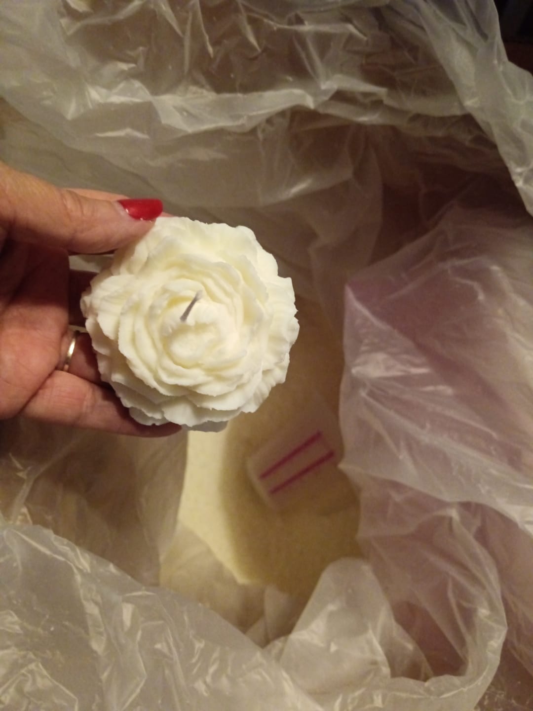 Customer photo review of Cera de Colza para velas en Molde, Pilar y Wax-melts (APF)