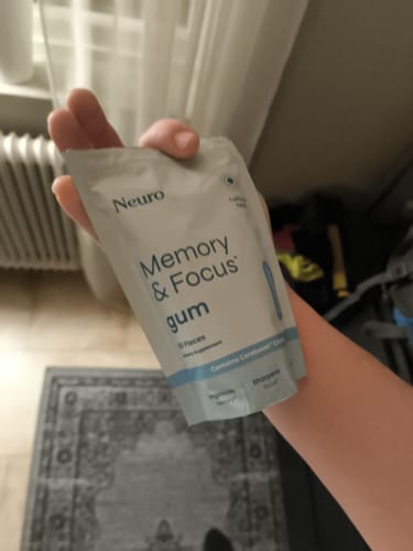 Customer photo review of Memory & Focus Gum