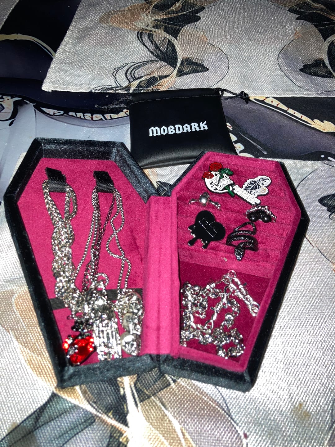 Customer photo review of Coffin Jewelry Box