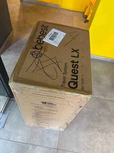 Customer photo review of Coche Cuna Travel System Quest LX Beige