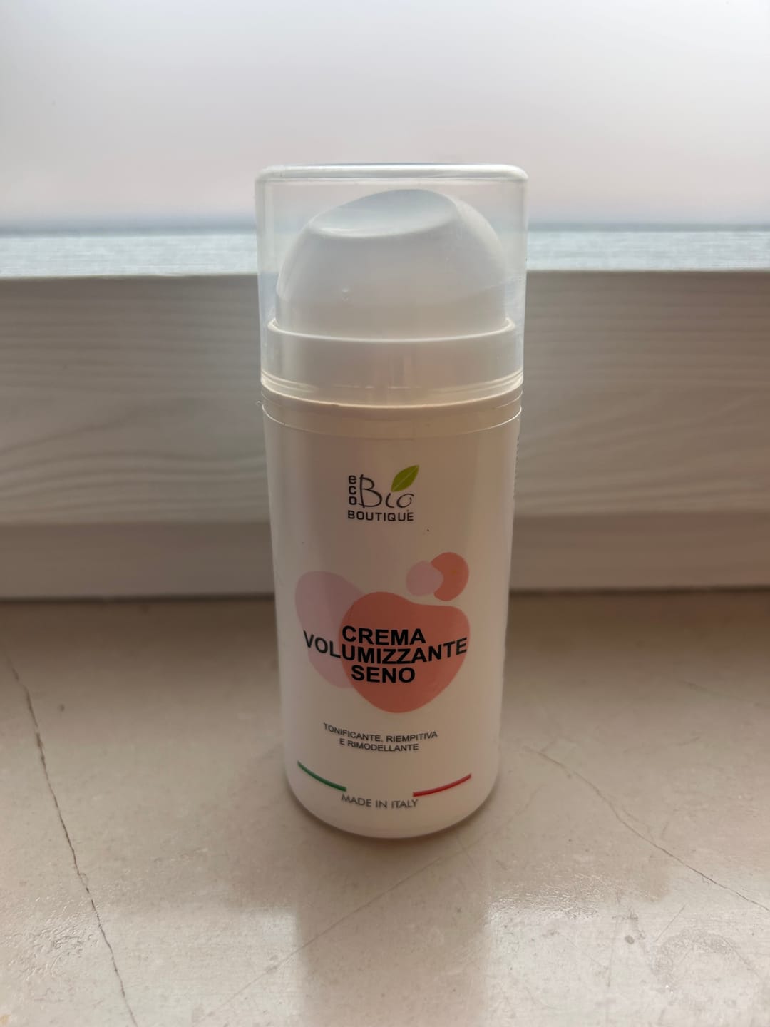 Customer photo review of Crema Volumizzante Seno