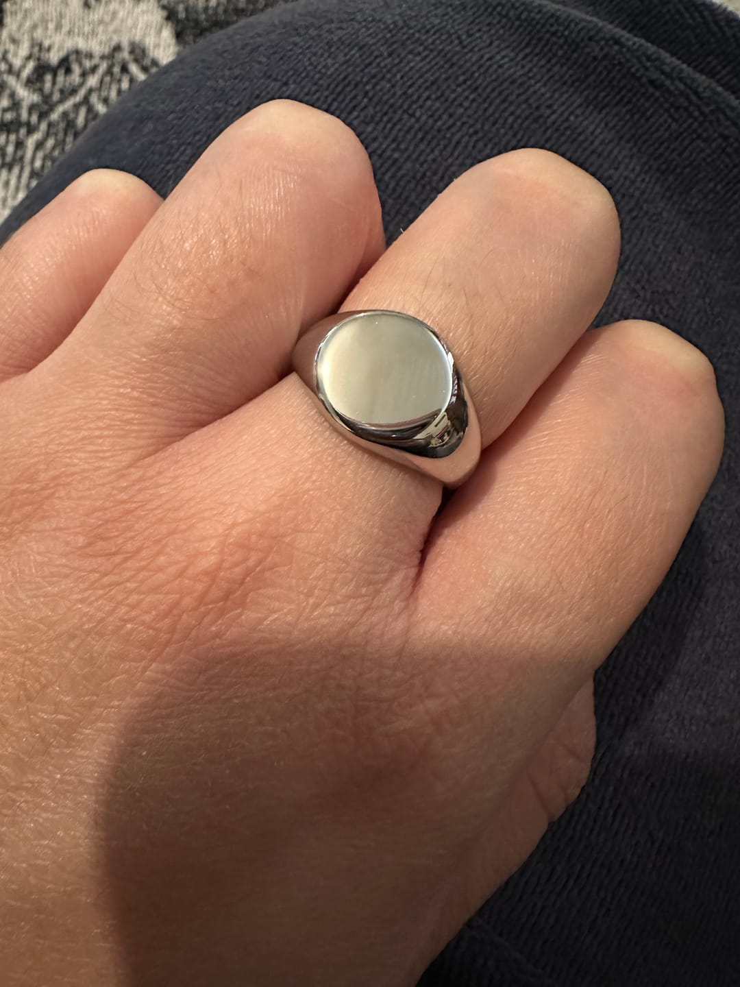 Customer photo review of Anillo Sello Circular