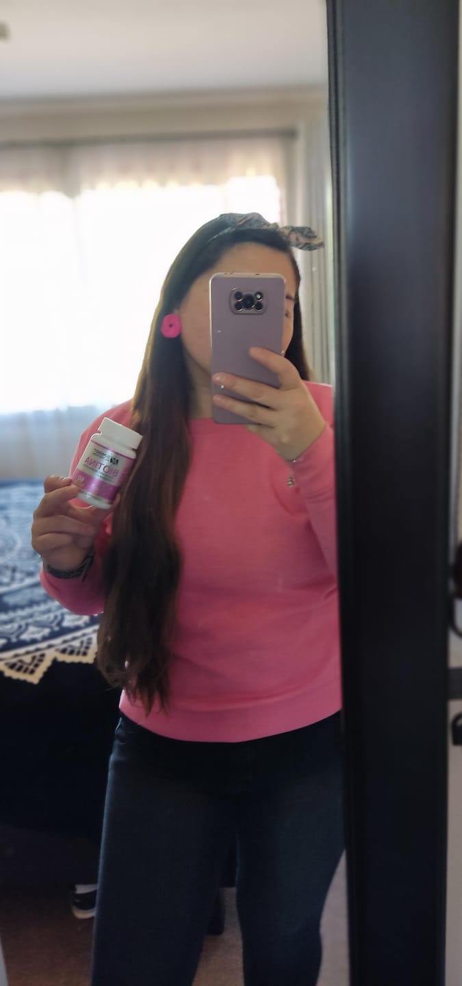 Customer photo review of Biotina + Colágeno Hidrolizado + Vitamina C - 60 CAPSULAS