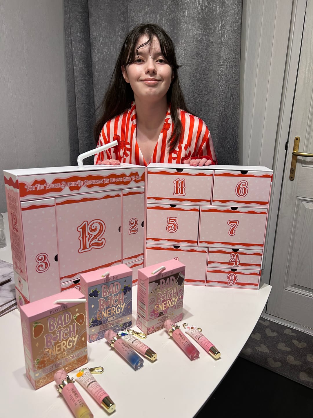 Customer photo review of 12 Sleighs Of Christmas Bad Bitch Skincare Advent Calendar 2025