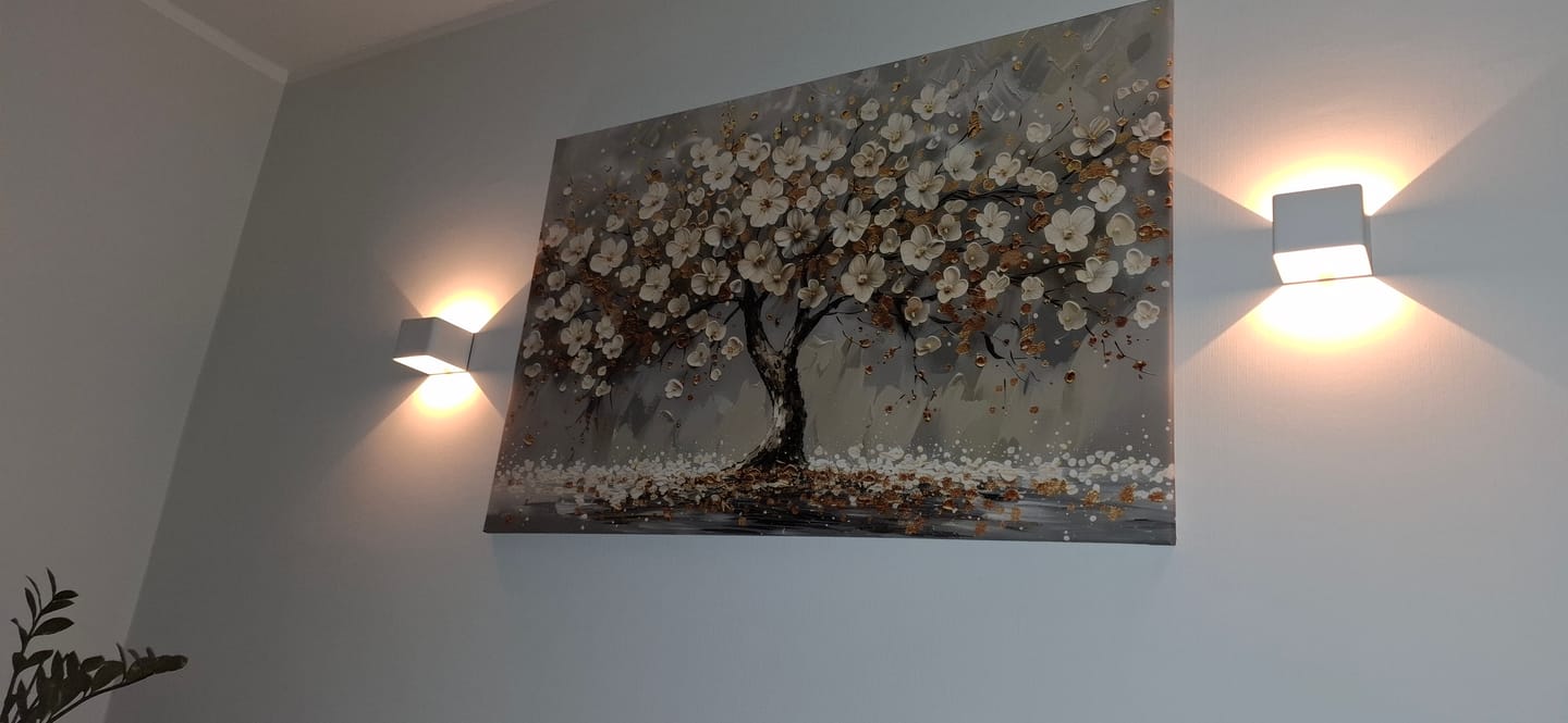 Customer photo review of CUBE Wall lamp | Remote control