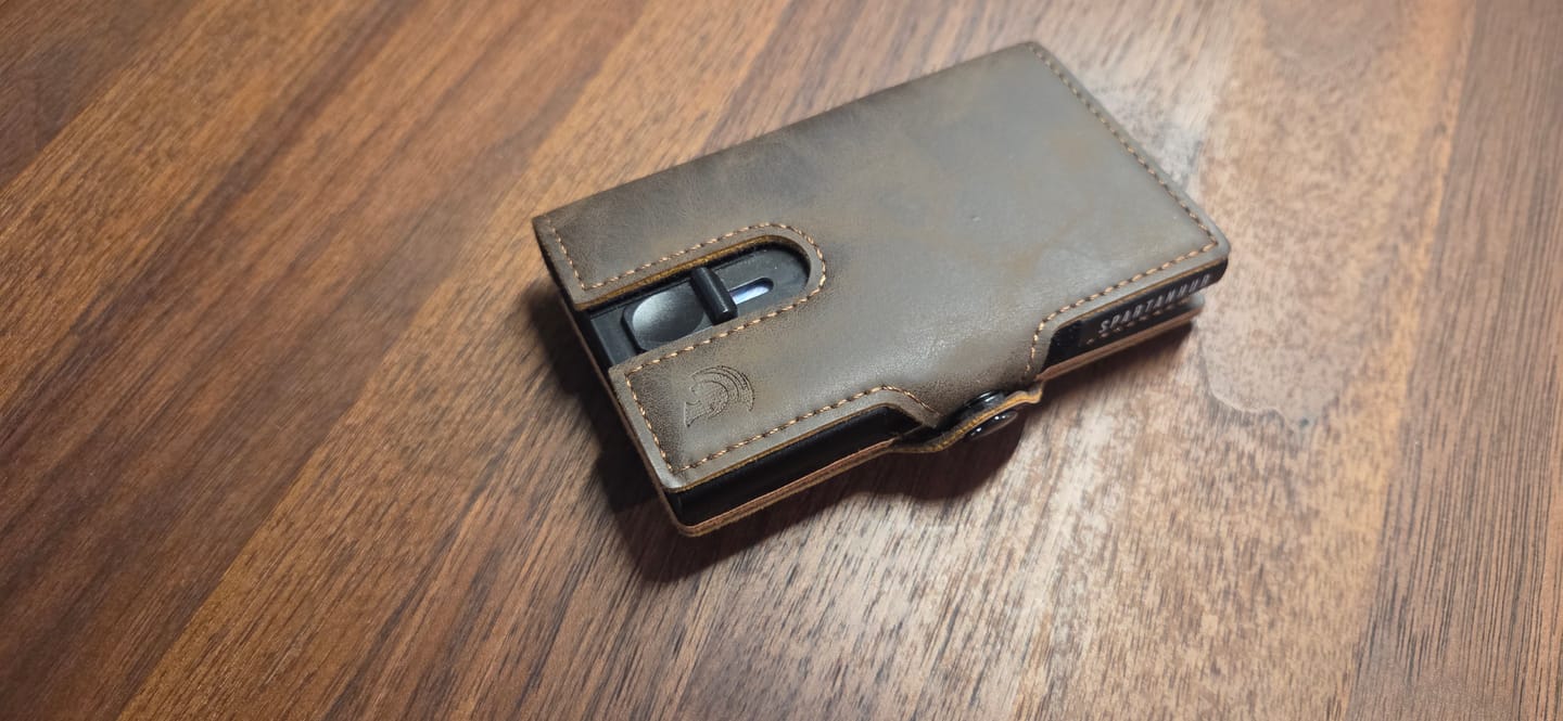 Customer photo review of Slim Wallet