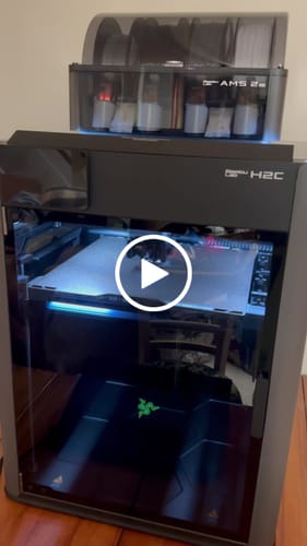 Customer video review of Bambu Lab H2C AMS Combo