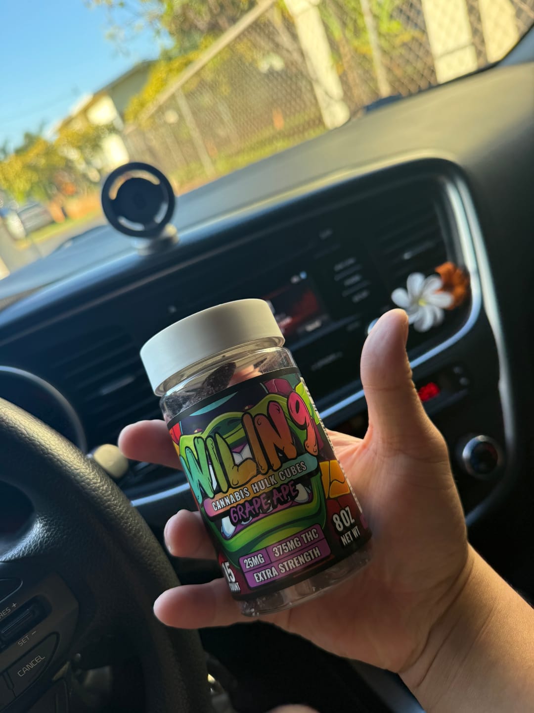 Customer photo review of 25mg THC Hulk Cubes (Extra Strength)