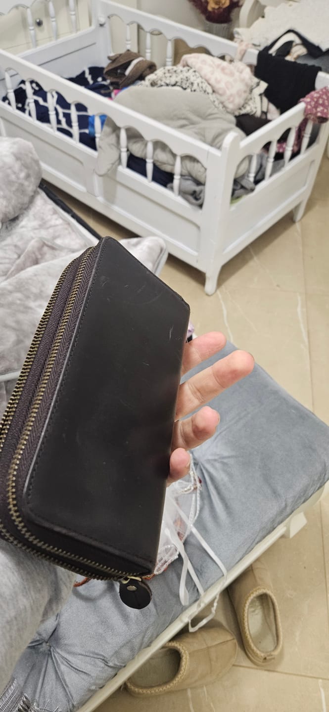 Customer photo review of Portefeuille De Voyage Homme Cuir