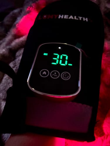 Customer photo review of LumyHealth Red & Infrared Light Therapy Glove