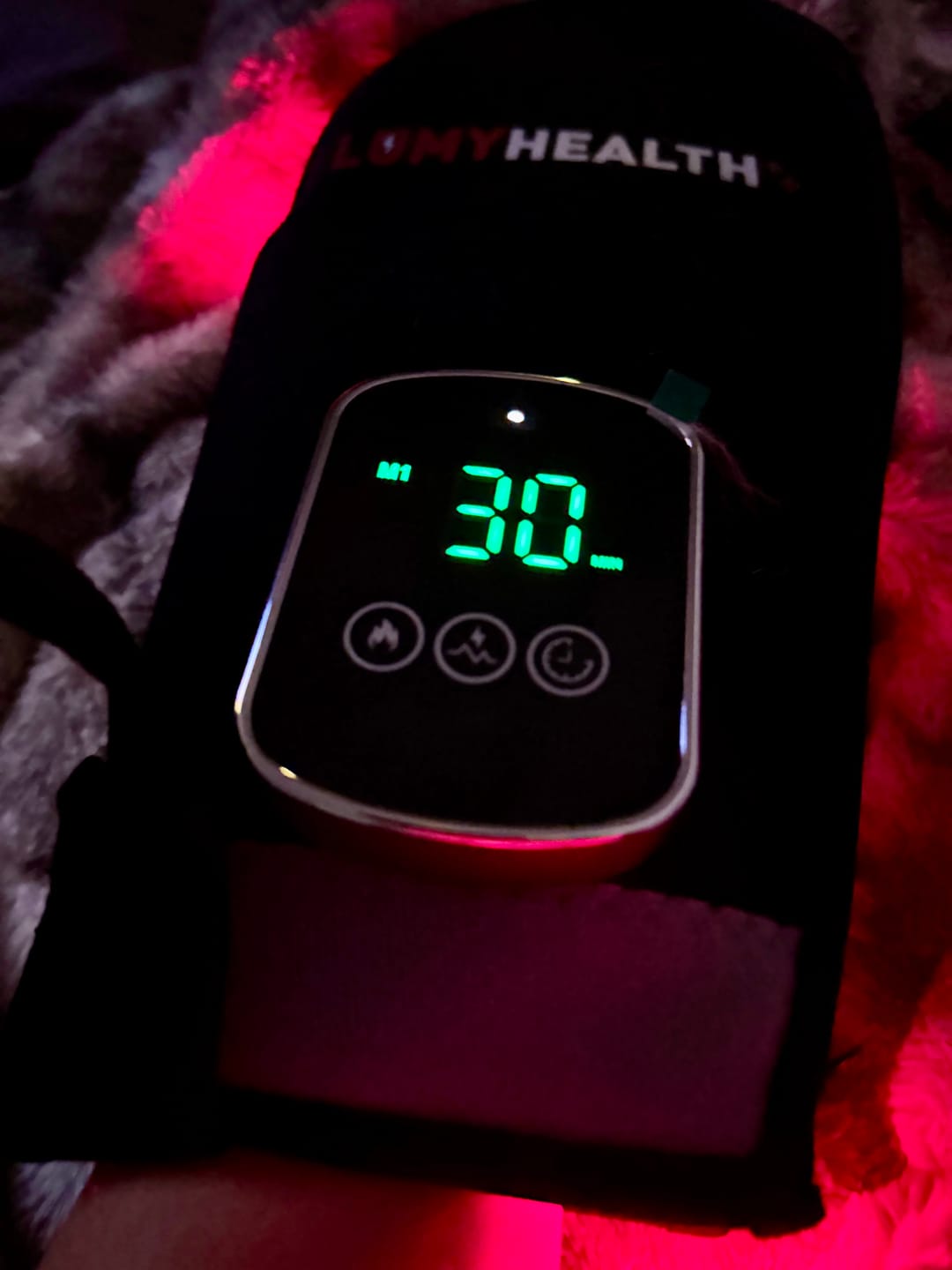 Customer photo review of LumyHealth Red & Infrared Light Therapy Glove