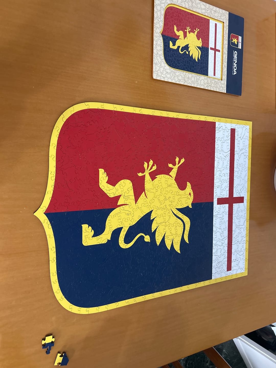 Customer photo review of Logo Genoa® - Puzzle di Legno