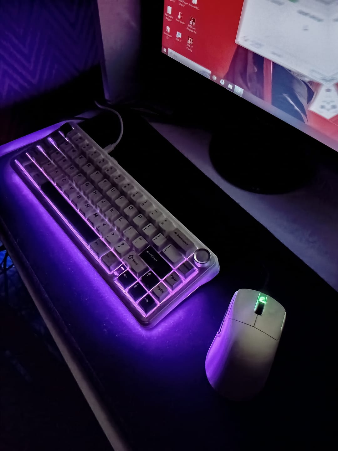 Customer photo review of WEIKAV WK68 Mekanik Klavye