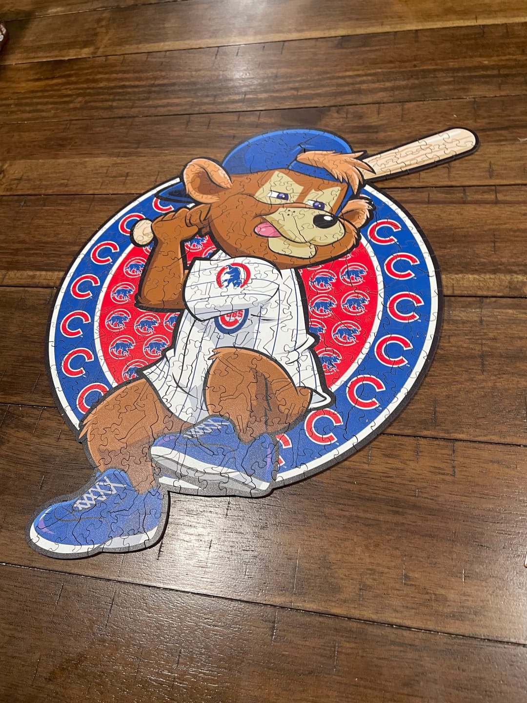 Customer photo review of Chicago Cubs™ Mascot - Wooden Puzzle