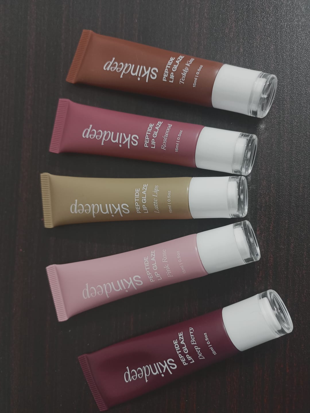 Customer photo review of Peptide Lip Glaze Set