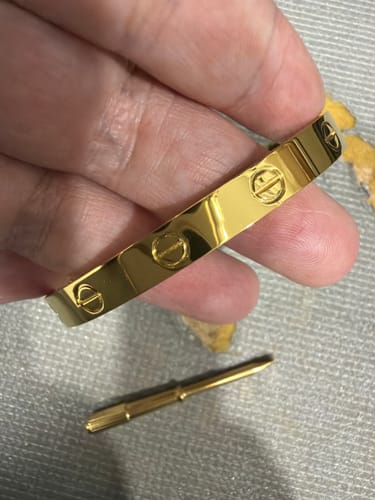Customer photo review of LOVE BRACELET 6.1MM