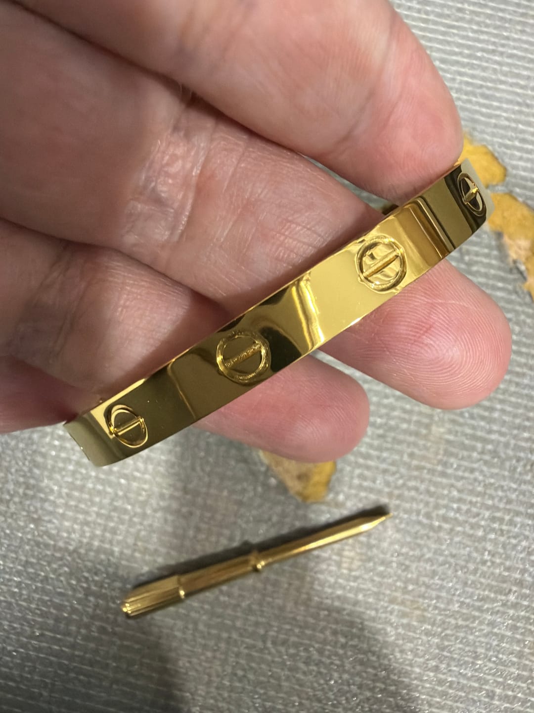 Customer photo review of LOVE BRACELET 6.1MM