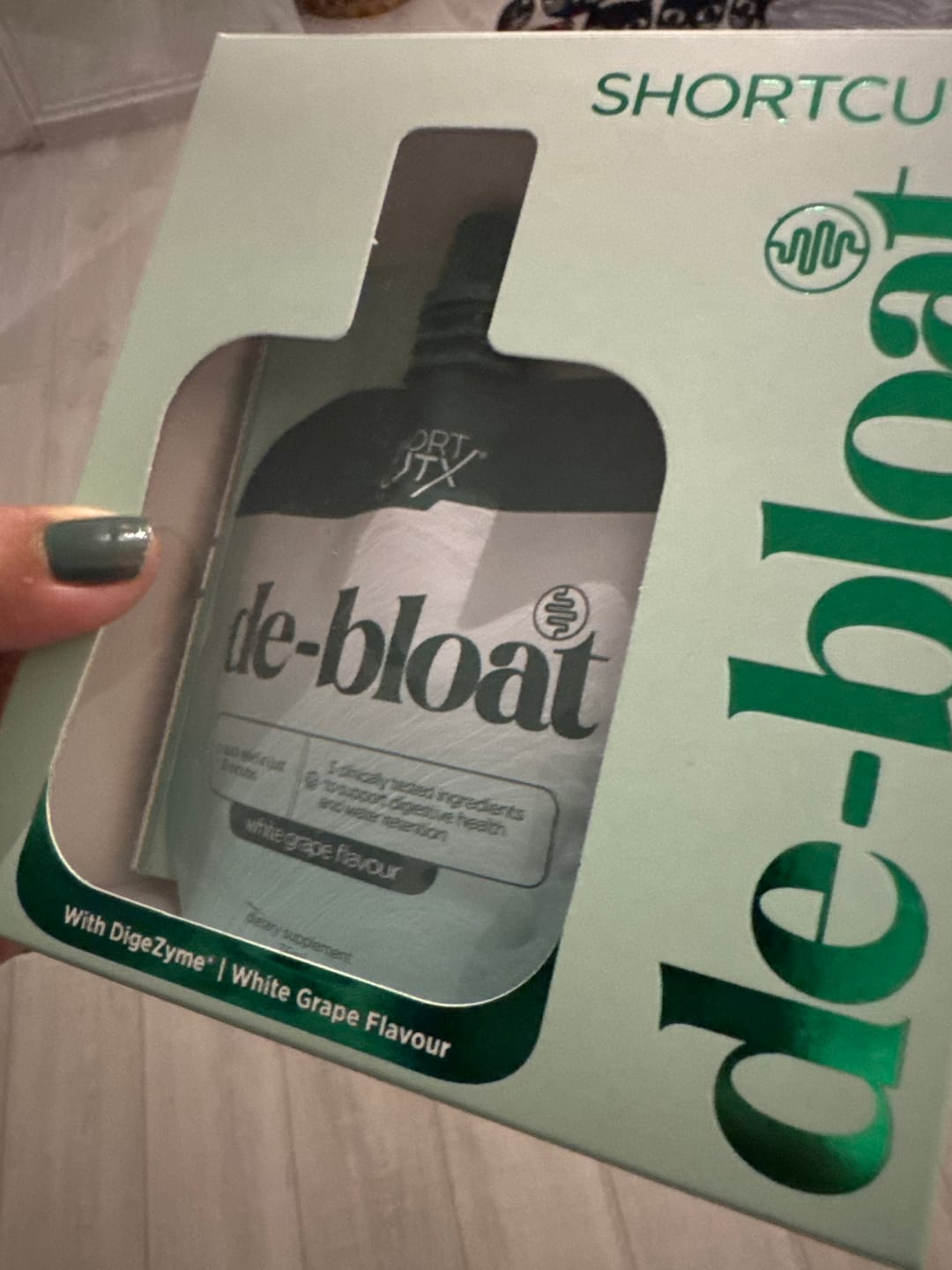 Customer photo review of Shortcutx De-bloat : Advanced Digestive Bloating Relief