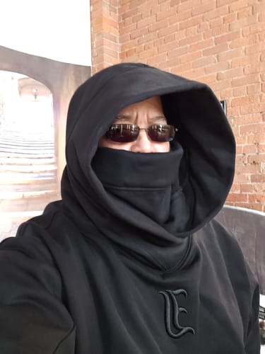 Customer photo review of HJK Exclusive Double Panel Hooded Jacket