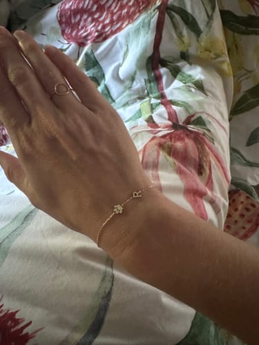 Customer photo review of Paw Letter Bracelet