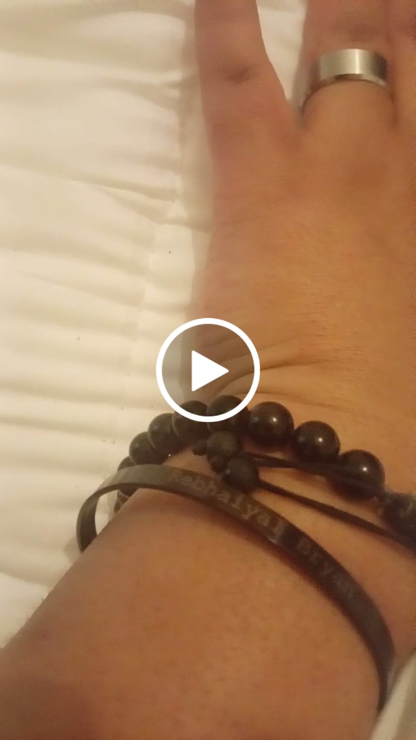 Customer video review of Personalised Cuff Bracelet
