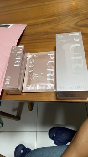Customer photo review of เซตอัพลิ้ทฟ์อัพผิวเด็ก | EMS Uplift Device & PDRN Gel & Reju Eye Patch