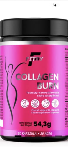 Customer photo review of Fitty Collagen Burn kapszula - Testsúly-kontroll formula 5 féle kollagénnel