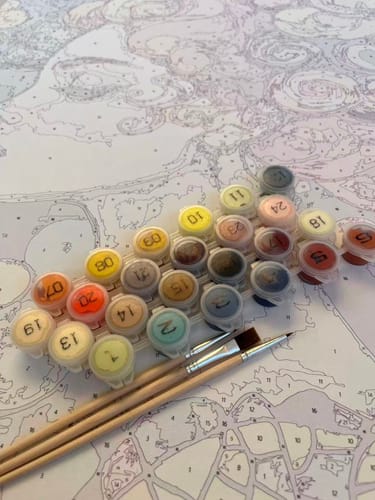 Customer photo review of Klimt-Inspired Woman Portrait XXXVI