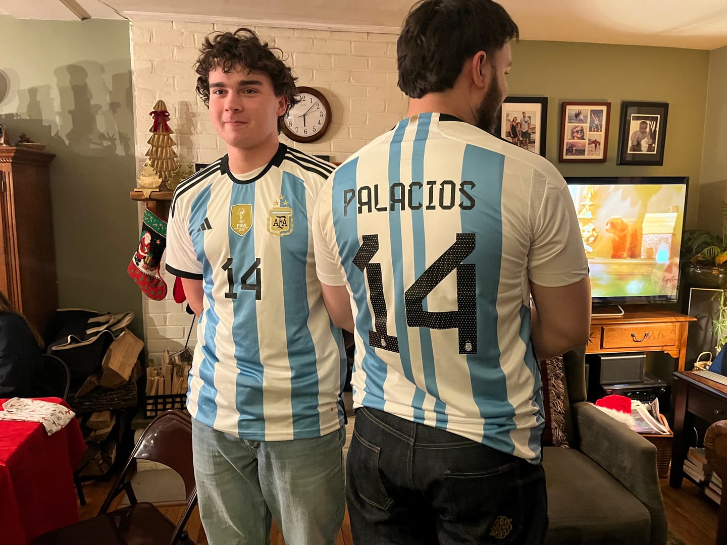 Customer photo review of Exequiel Palacios Argentina 14 FIFA World Cup Jersey