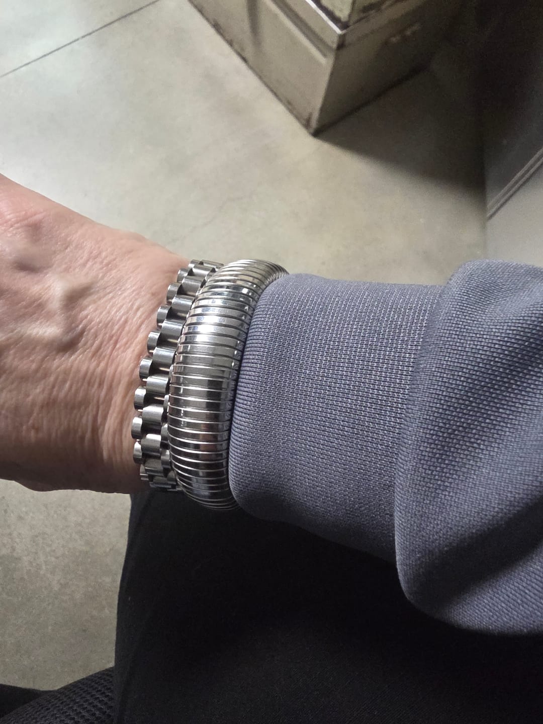 Customer photo review of Ibiza Chunky Bangle