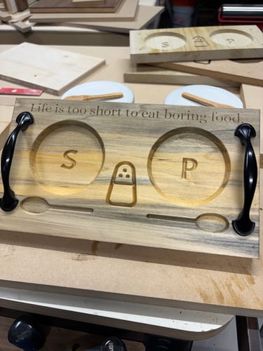 Customer photo review of 3/16" x 1" Chipbreaker Compression - 1/4" Shank - CM281CB