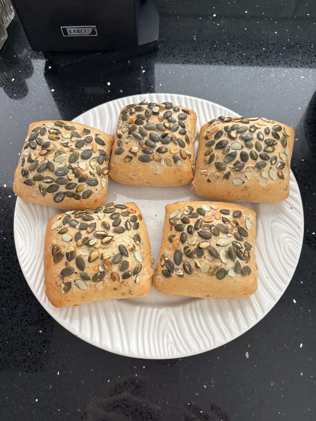 Customer photo review of Pumpkin Seed Rolls (5 pack)