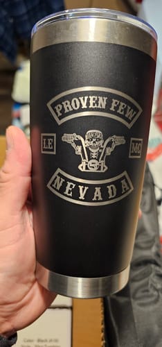 Customer photo review of (6 Pieces) Laser Engraved Tumbler | 20 oz