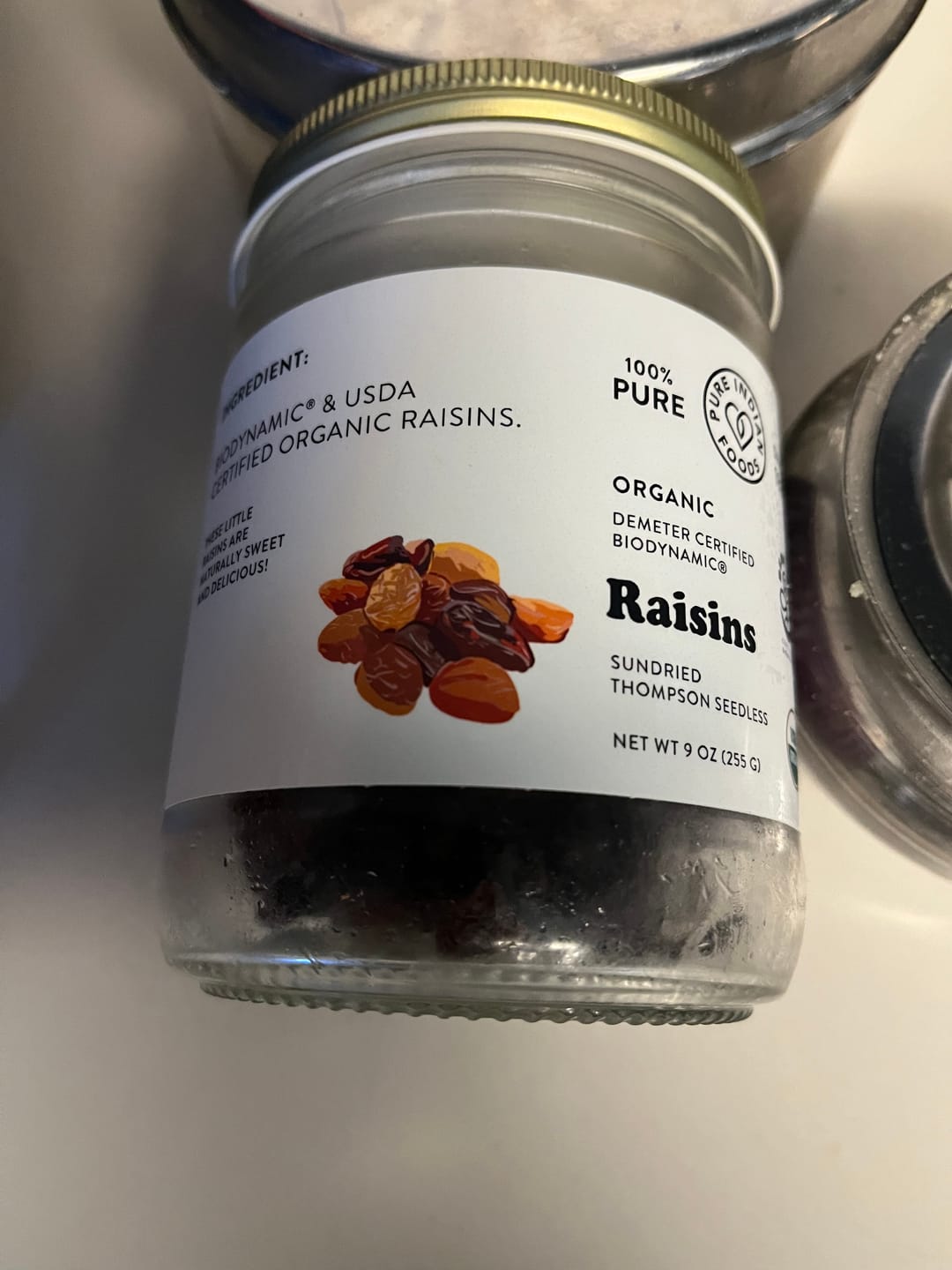 Customer photo review of Monukka Raisins, Certified Organic - 9 oz