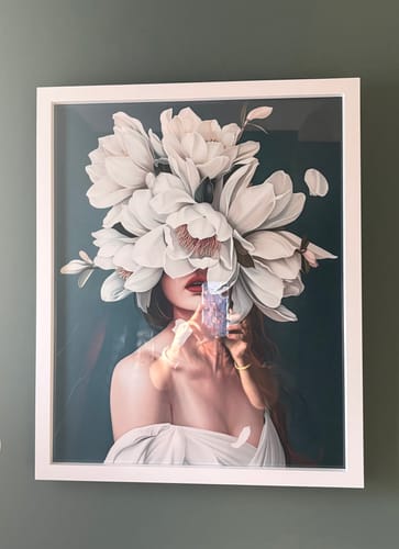 Customer photo review of Victorian Flowers Print