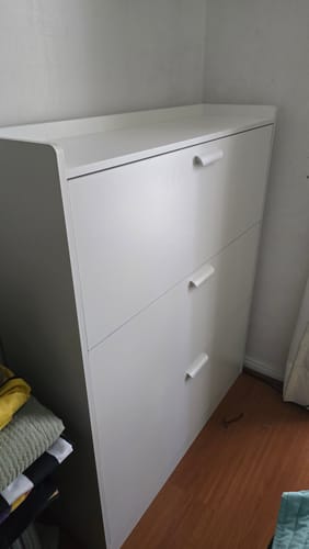 Customer photo review of Zapatera Organizadora VTRIN XXL para 25 pares y tallas grandes hasta 44