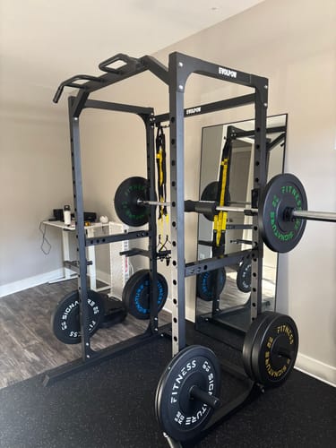 Customer photo review of EVOLPOW P2A Brute All-in-One Power Rack Home Gym - For Beginner